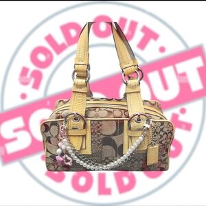 🆂🅾🅻🅳 Coach Boston Shoulder Bag Rare